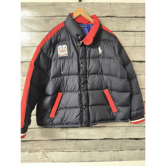 POLO Ralph Lauren 2010 USA Winter Olympic Team Down Puffer Jacket Women’s 3XL